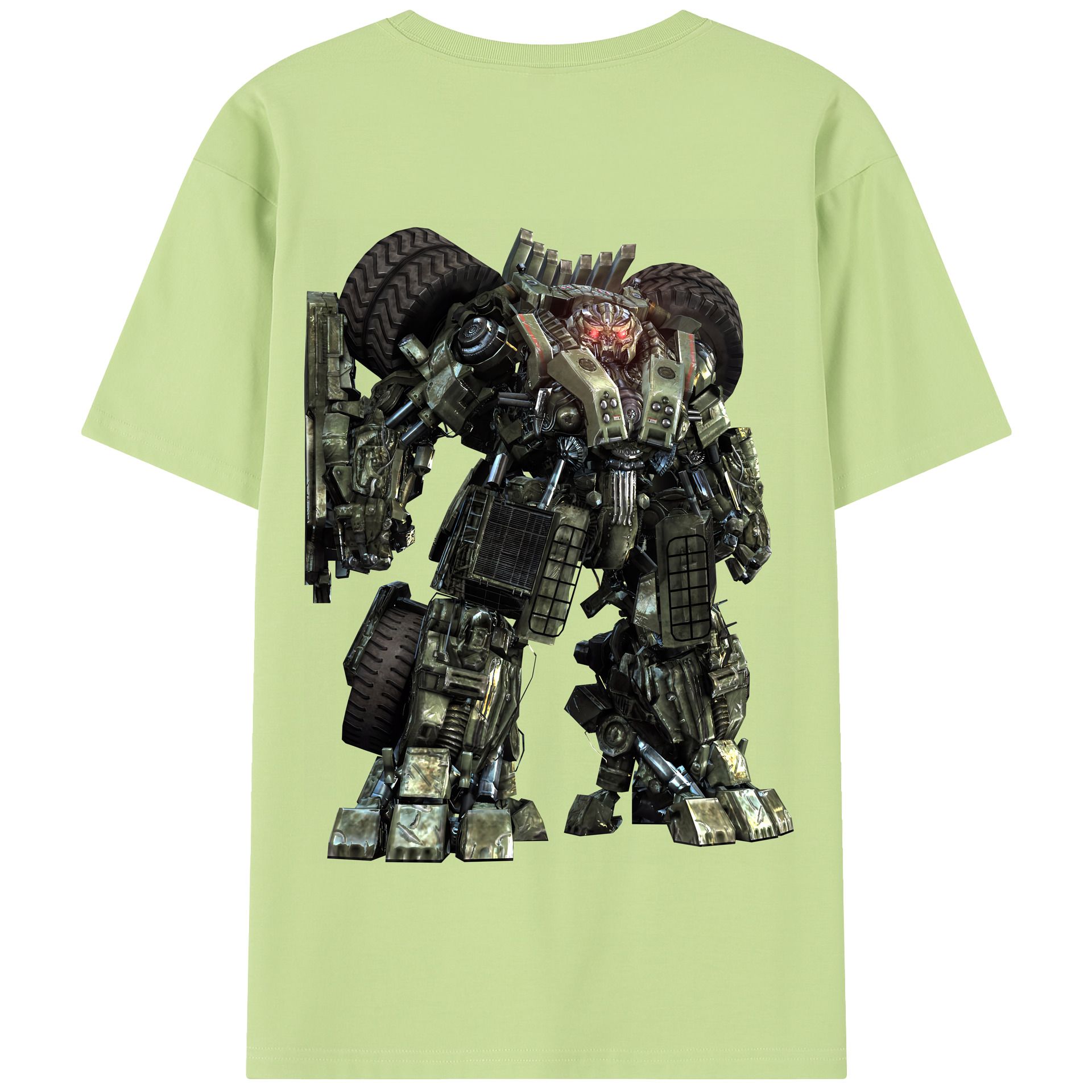 （画像用） Transformers トランスフォーマー 綿100％半袖Tシャツ（背面プリント）